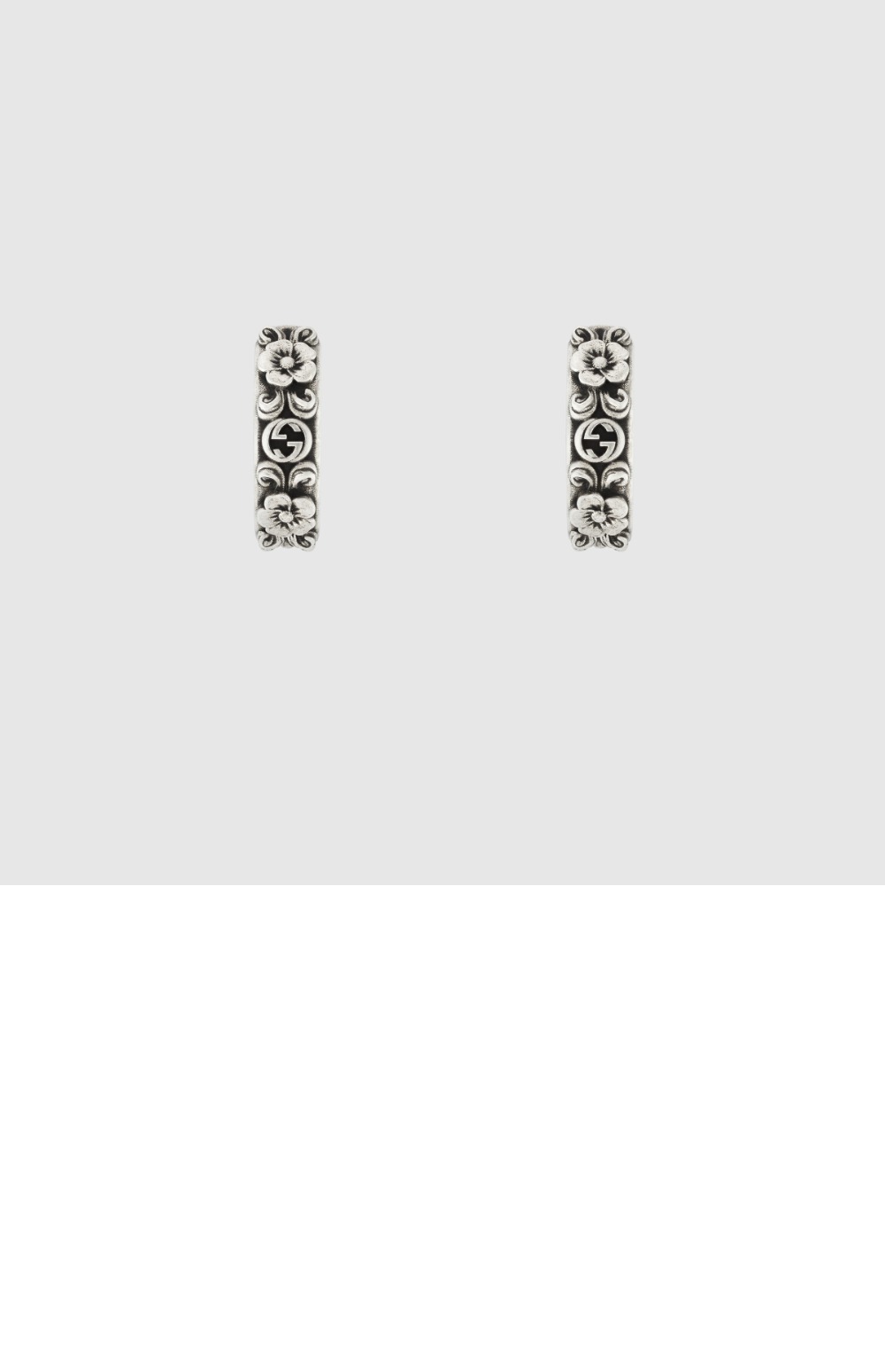 구찌 인터로킹 G 및 플라워 귀걸이 728287