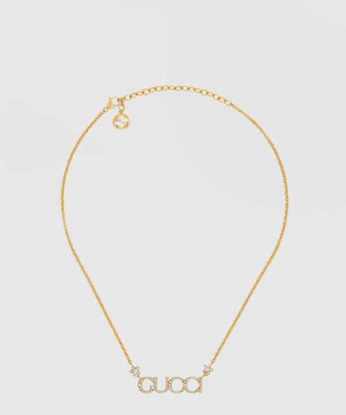 구찌 GUCCI 레터 목걸이 774693