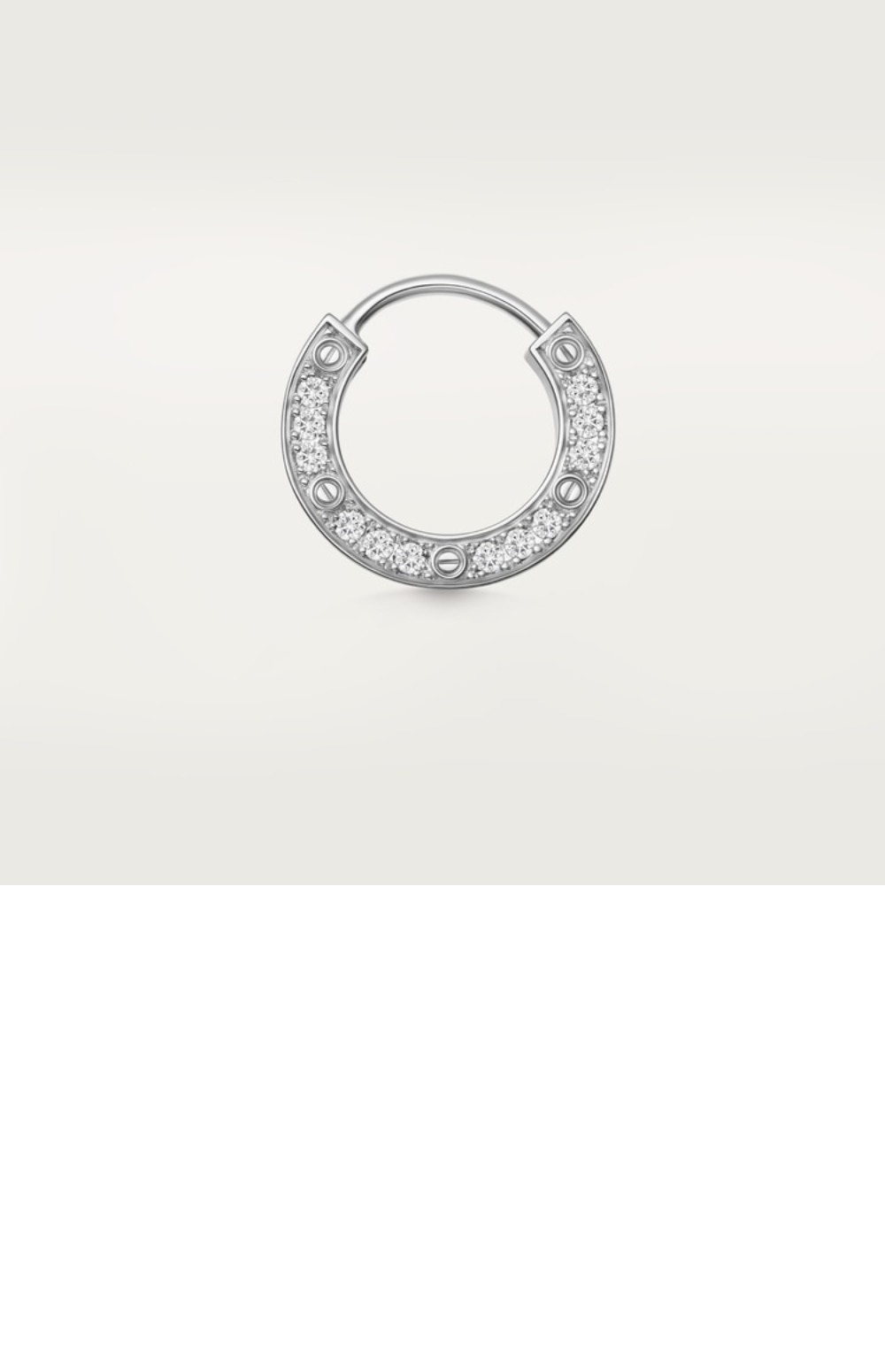 까르띠에 LOVE 귀걸이 B8301424