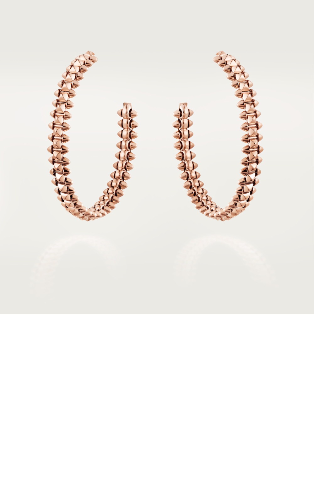 까르띠에 클래쉬 드 까르띠에 후프 귀걸이 B8301416