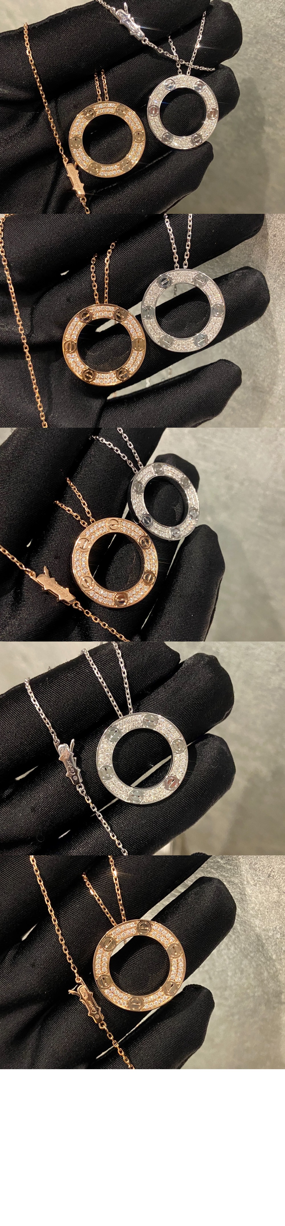 까르띠에 LOVE 네크리스 B7058000