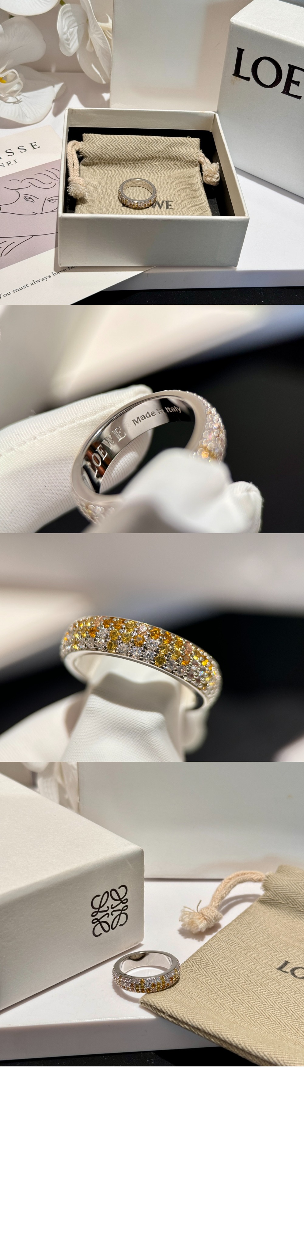 로에베 씬 파베 링