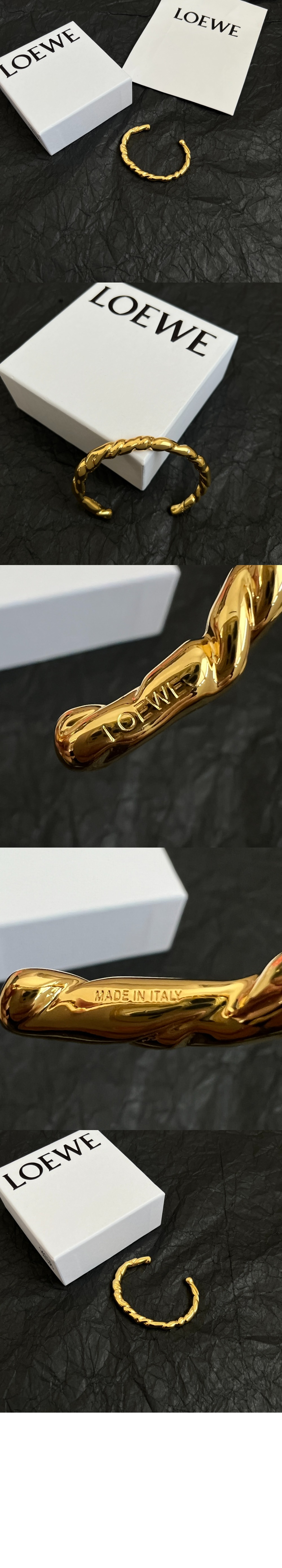 로에베 씬 나파 트위스트 커프