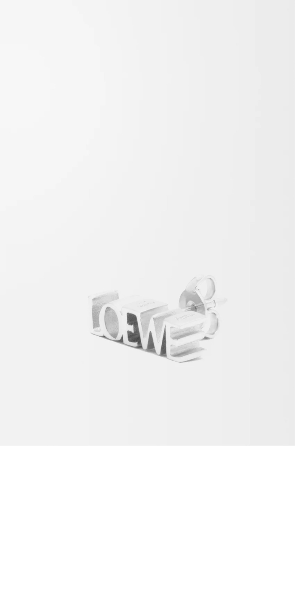 로에베 그래픽 싱글 이어링