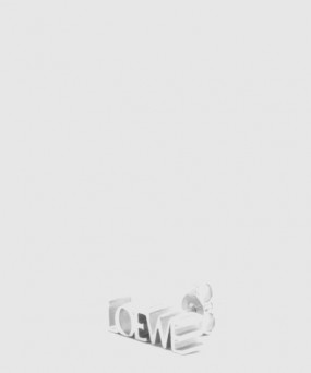 로에베 그래픽 싱글 이어링