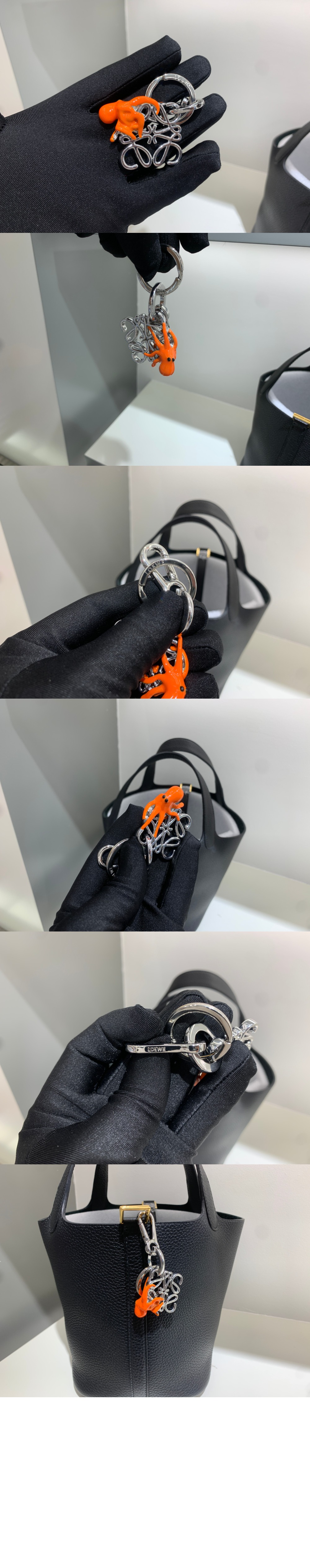 로에베 문어 키링