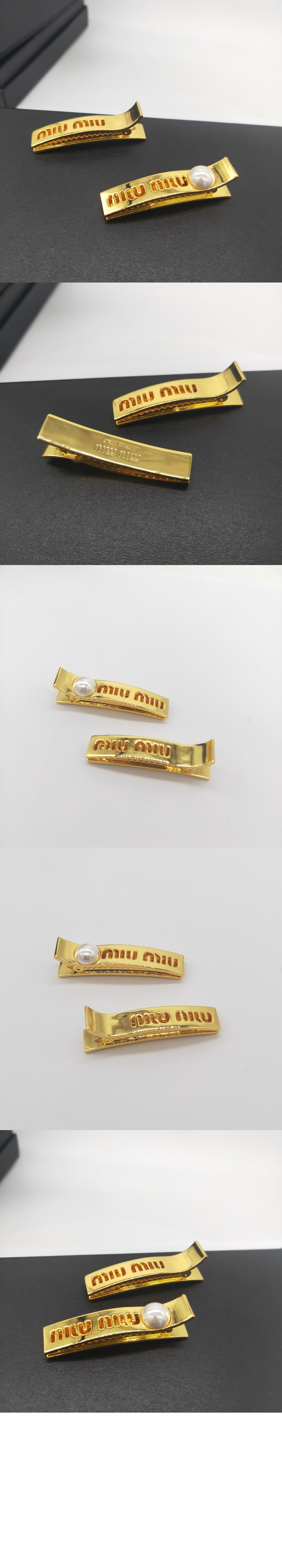 미우미우 헤어 클립 5JF124