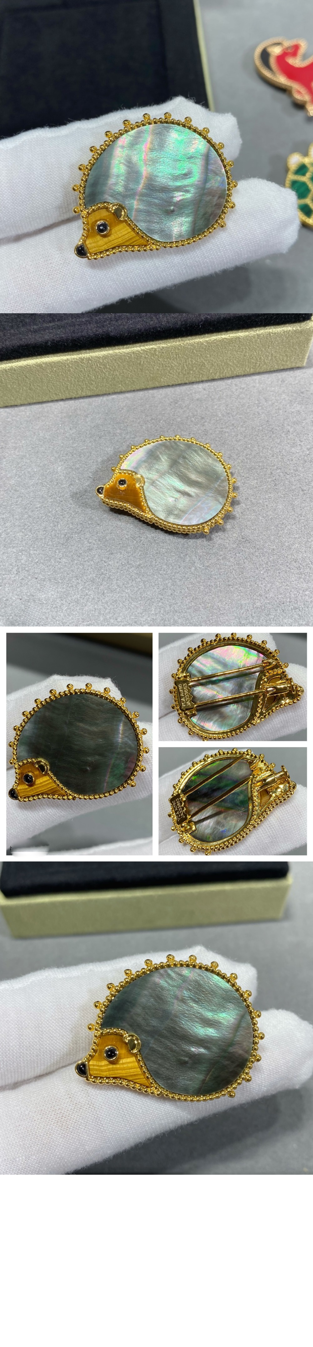 반클리프 럭키 애니멀즈 에리송 클립 2AZ00