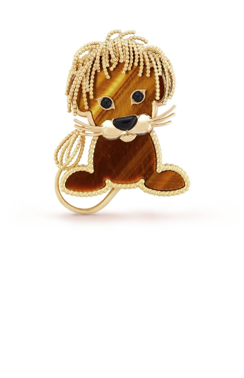 반클리프 럭키 애니멀즈 리옹 클립 2AQ00