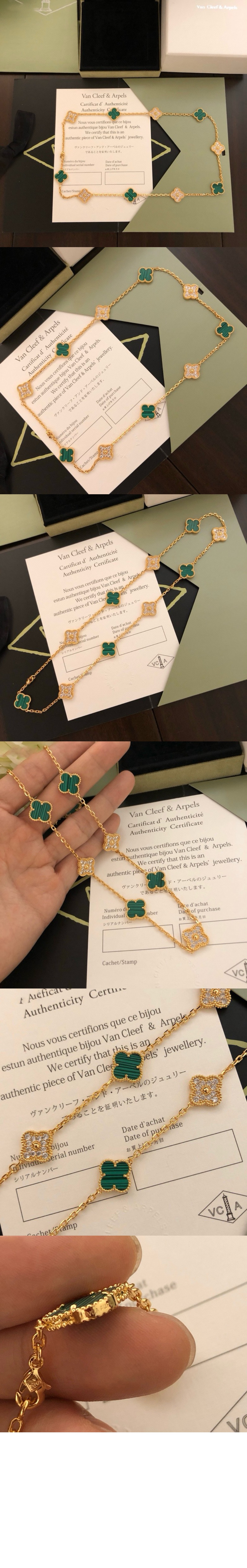 반클리프 빈티지 알함브라 목걸이 9J400