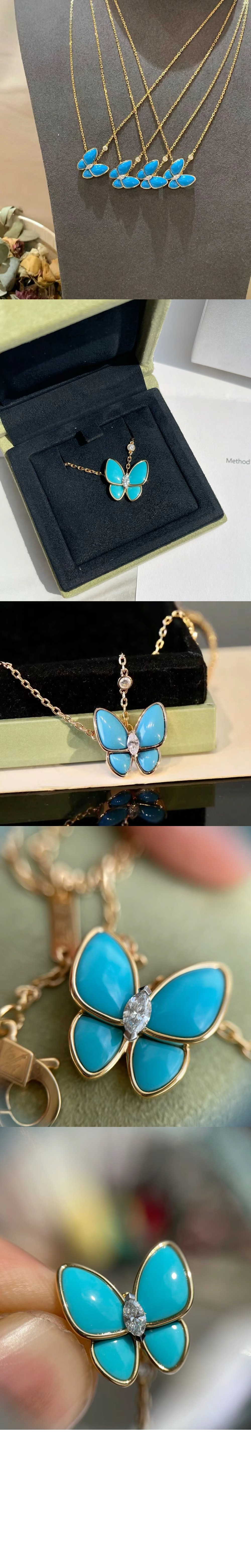 반클리프 투 버터플라이 목걸이 7UP00