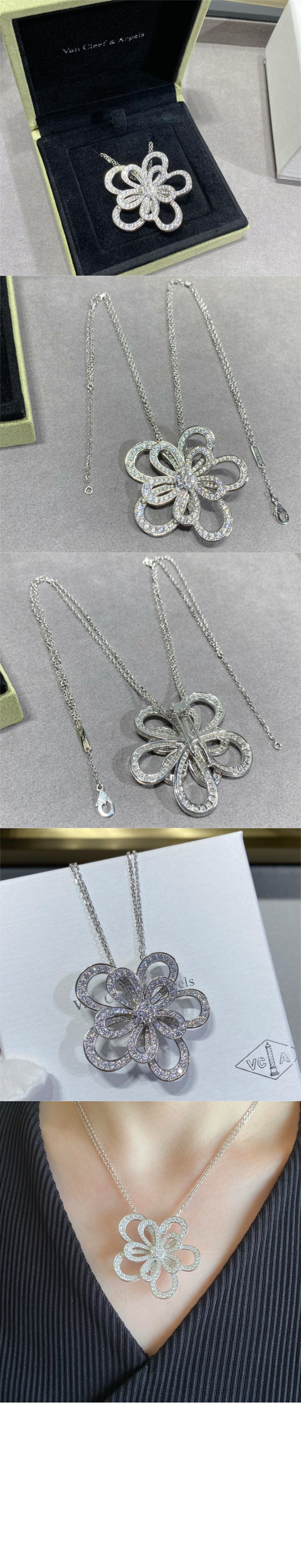 반클리프 플라워레이스 클립 및 펜던트 0I300