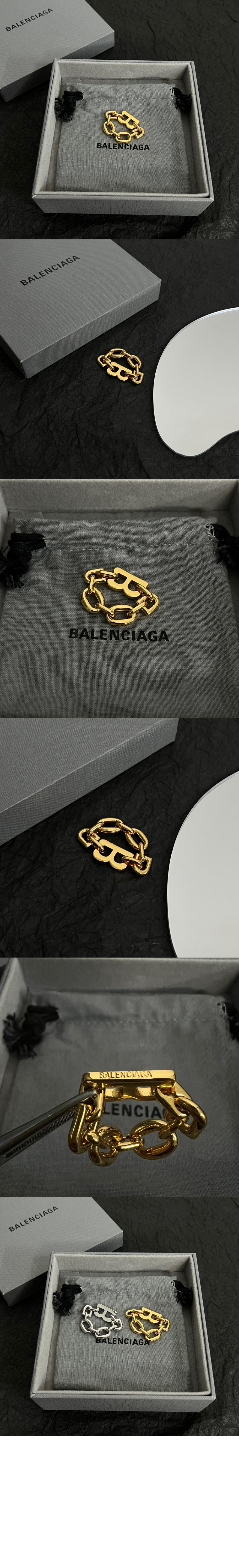 발렌시아가 B 체인 반지 674628