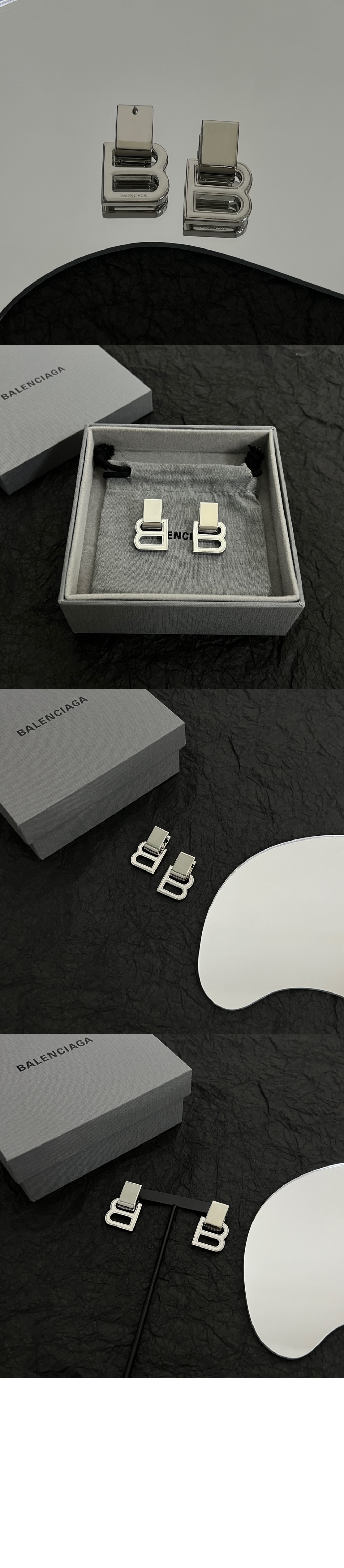 발렌시아가 아워글래스 귀걸이 722029