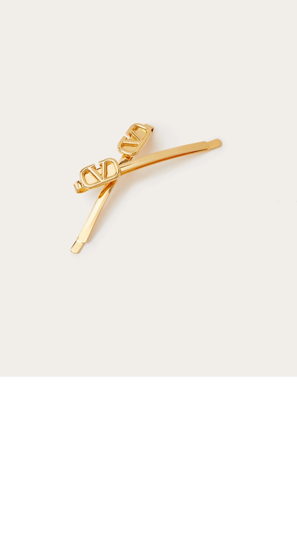 발렌티노 금속 헤어 클립