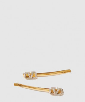 발렌티노 금속 헤어 클립