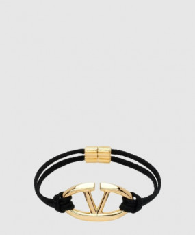 발렌티노 브이로고 시그니처 코튼 브레이슬릿