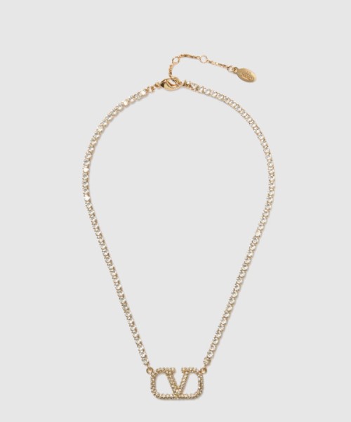 발렌티노 크리스털 네크리스