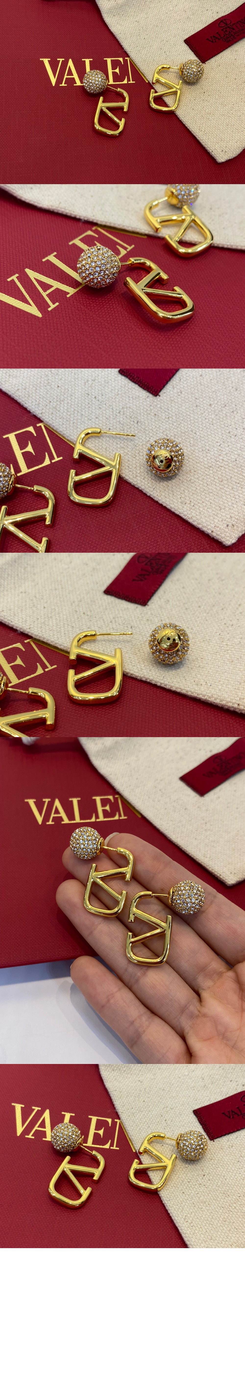 발렌티노 금속 이어링