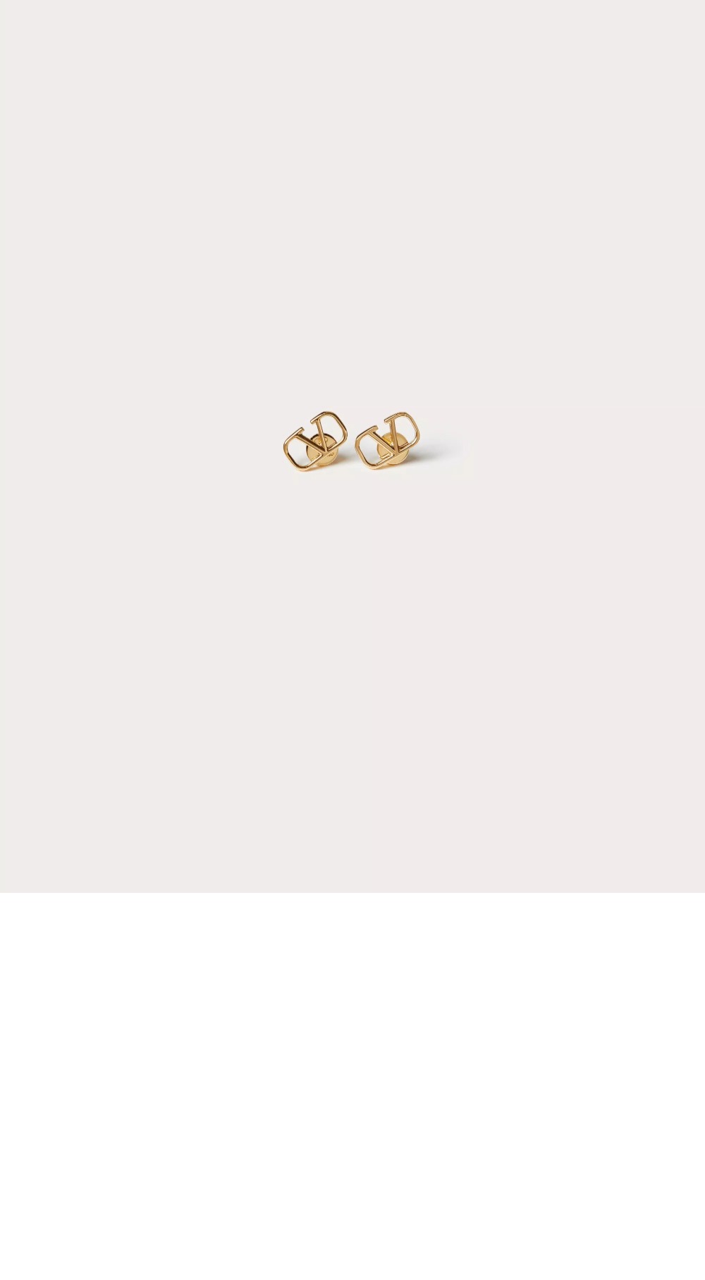 발렌티노 브이로고 시그니처 메탈 이어링