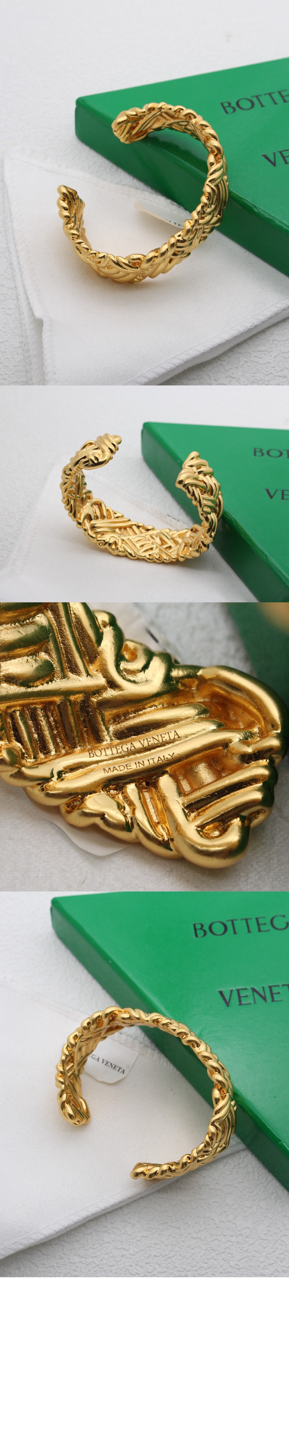 보테가베네타 라지 인트레치오 커프스 브레이슬릿 796381