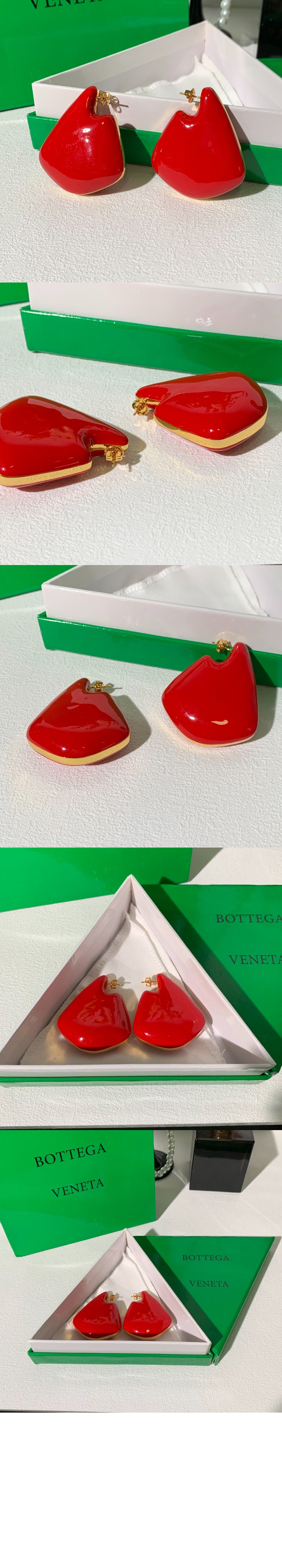 보테가베네타 라지 핀 이어링 786214