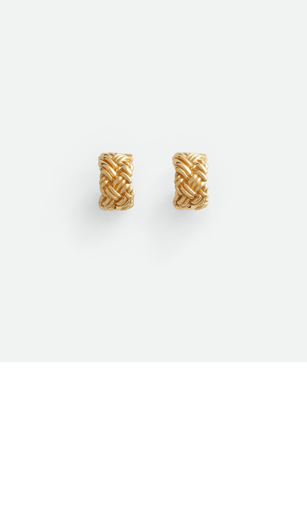 보테가베네타 라지 인트레치오 이어링 795571