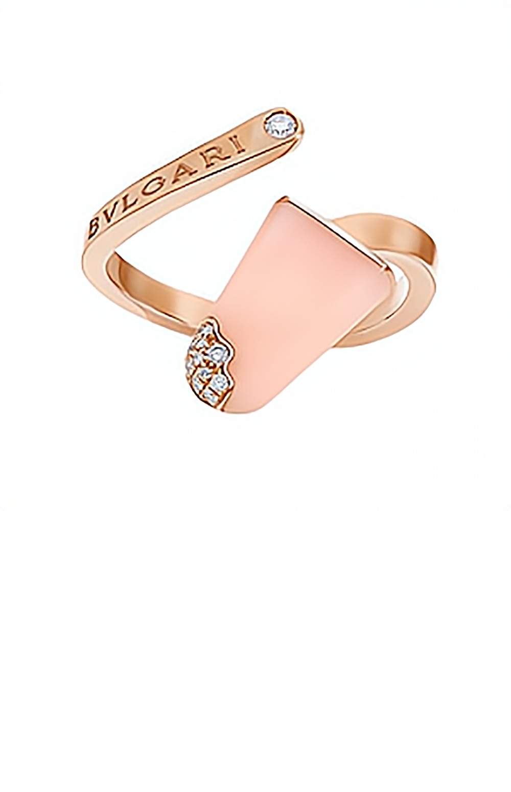불가리 레이디스 18 kt 반지 858329