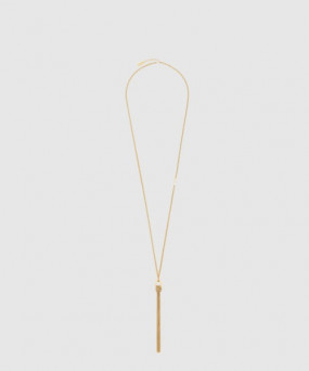 생로랑 메탈 소재의 CASSANDRE 태슬 네크리스 803193