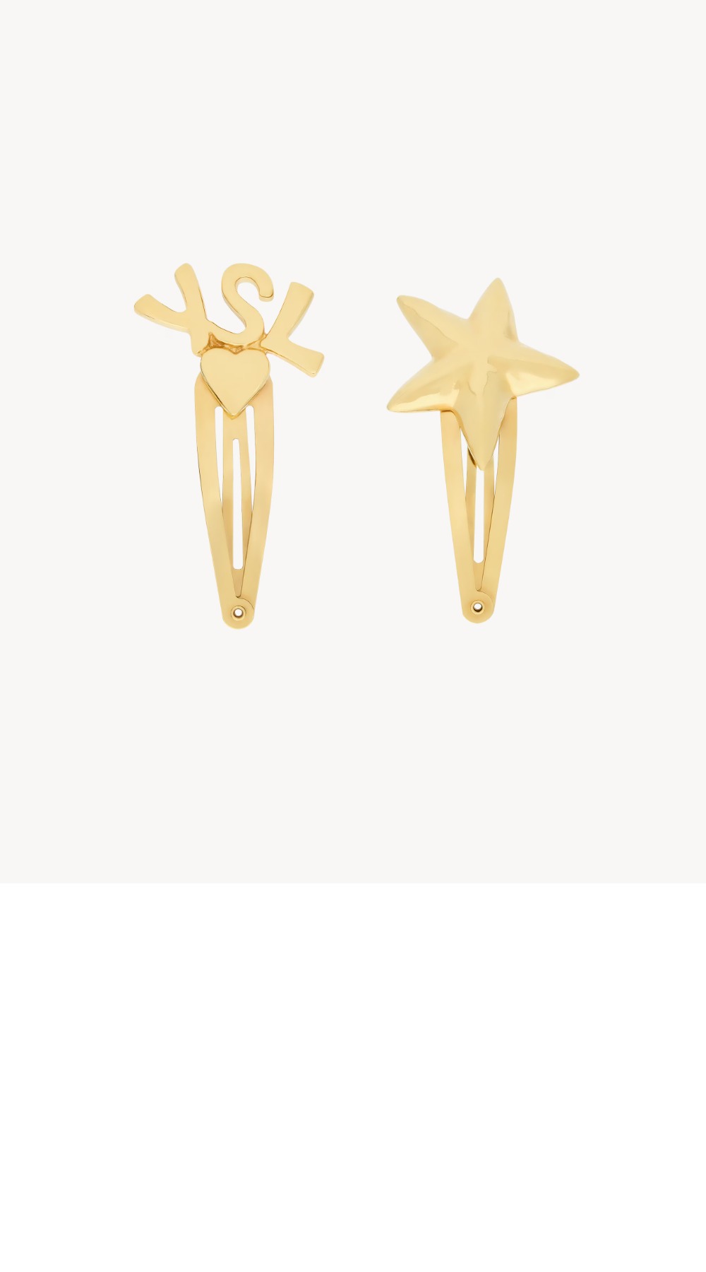 생로랑 CASSANDRE 메탈 헤어 클립 823457