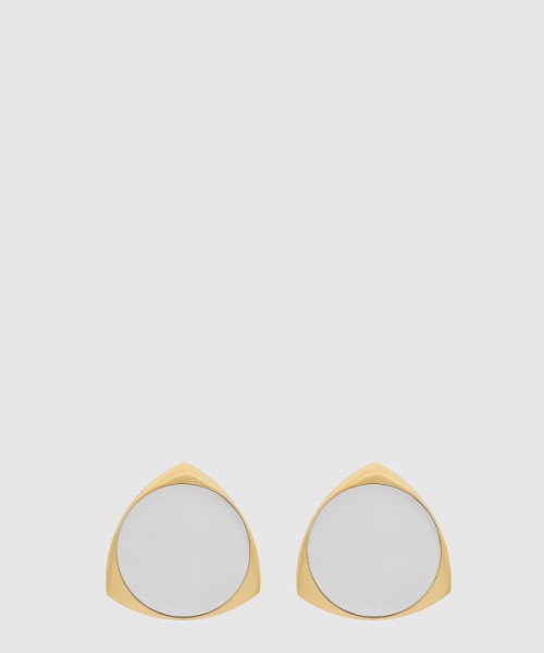생로랑 메탈 소재의 쉴드 이어링 788236