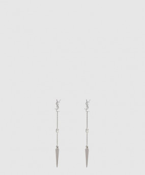 생로랑 라인스톤 스파이크 귀걸이 710726