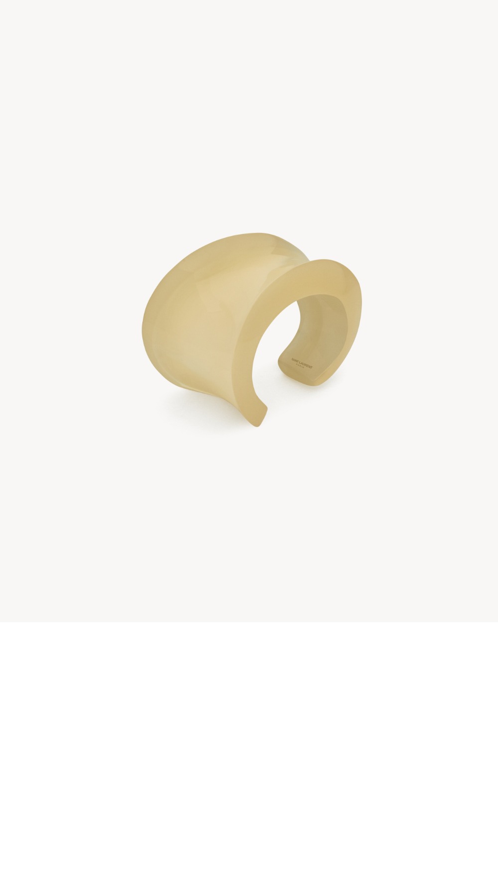 생로랑 레진 소재의 비대칭 커프 799051