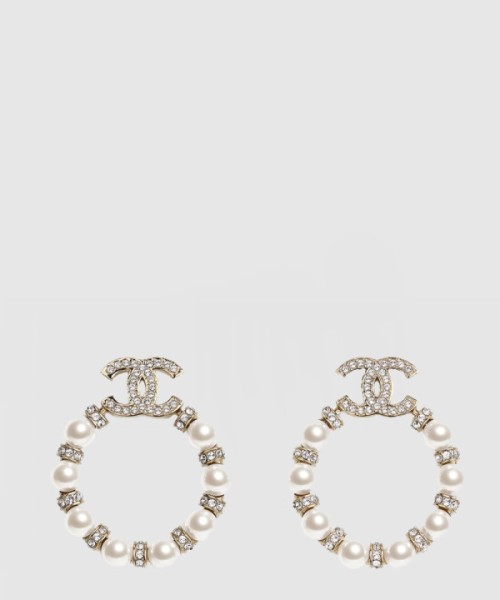 샤넬 CC 진주 귀걸이 AB5627