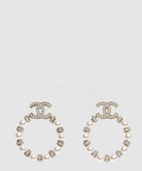 샤넬 CC 진주 귀걸이 AB5627
