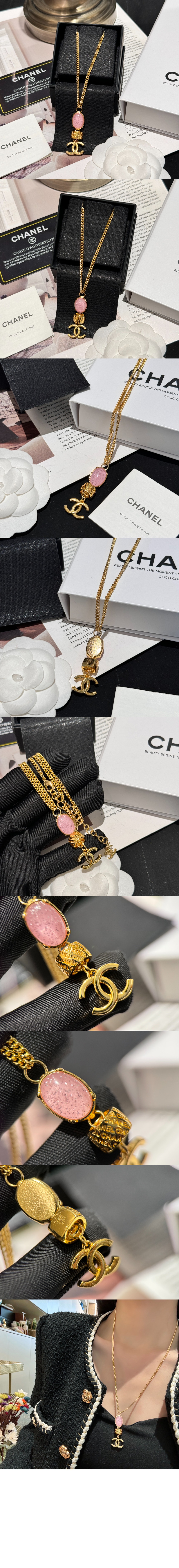 샤넬 펜던트 네크리스 목걸이 ABD013
