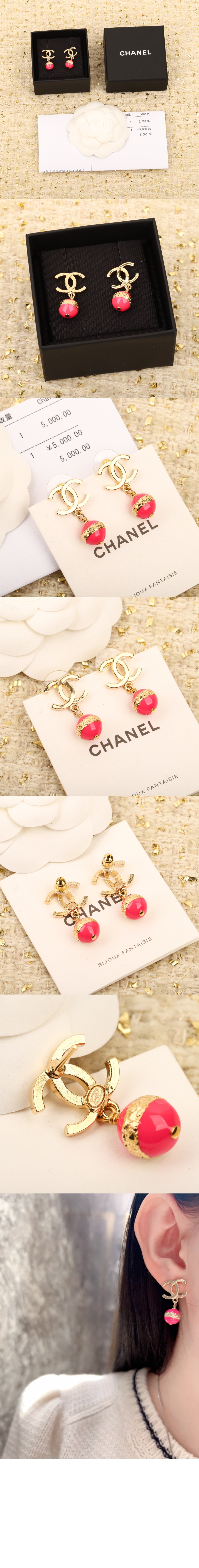 샤넬 펜던트 귀걸이 ABC914