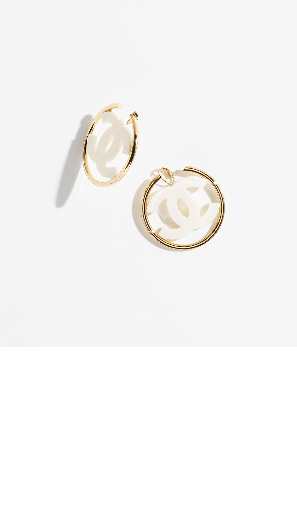 샤넬 클립온후프 귀걸이 ABD157