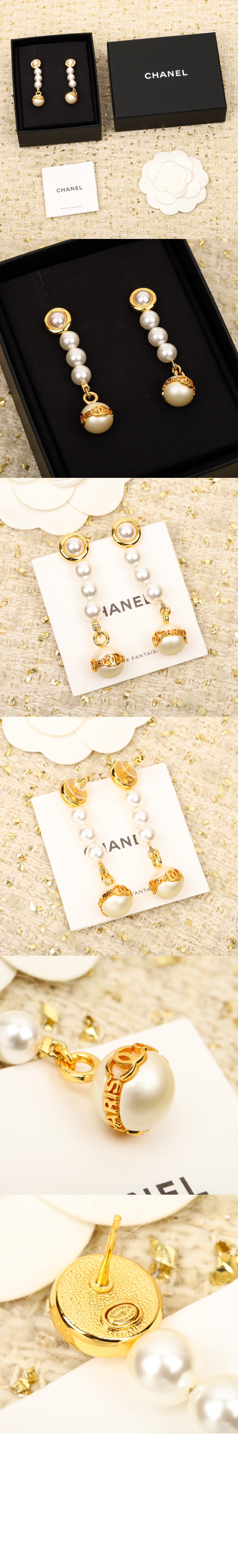 샤넬 메탈 링 귀걸이 ABC056