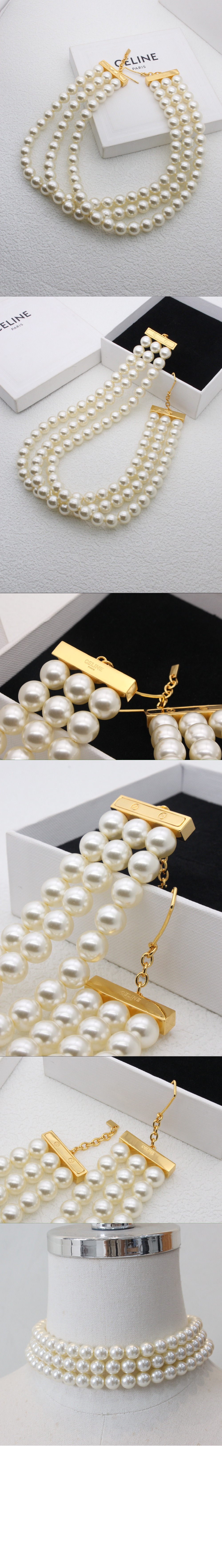 셀린느 레 페를르 목걸이 461CG6