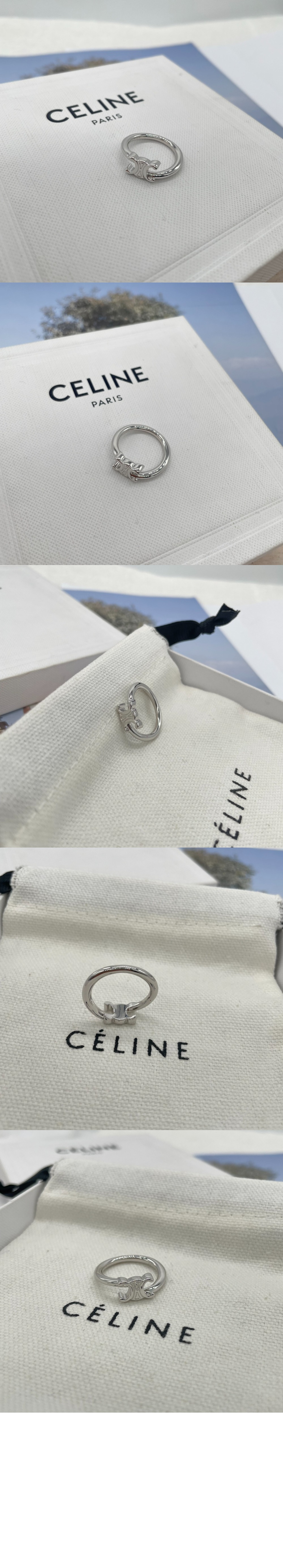 셀린느 트리옹프 애시메트릭 반지 460PP6