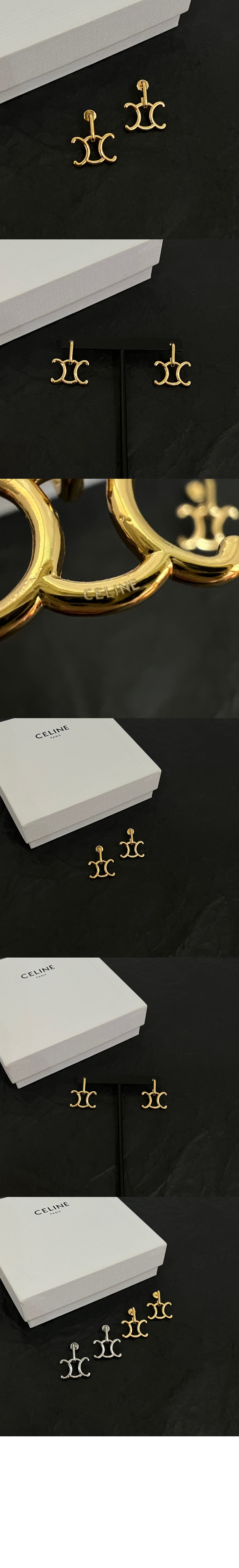 셀린느 트리옹프 락 귀걸이 460XI6