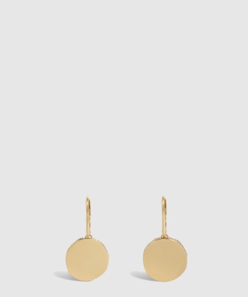 셀린느 메달 귀걸이 골드 다이아몬드 46Q796