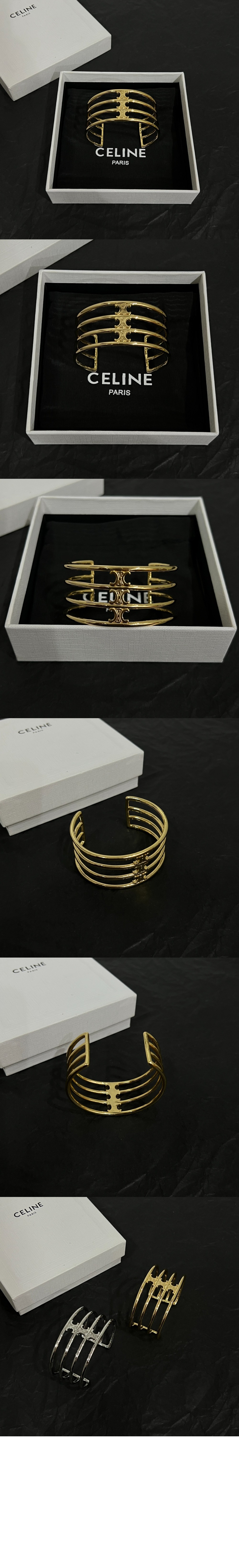 셀린느 트리옹프 케이지 커프 460YA6