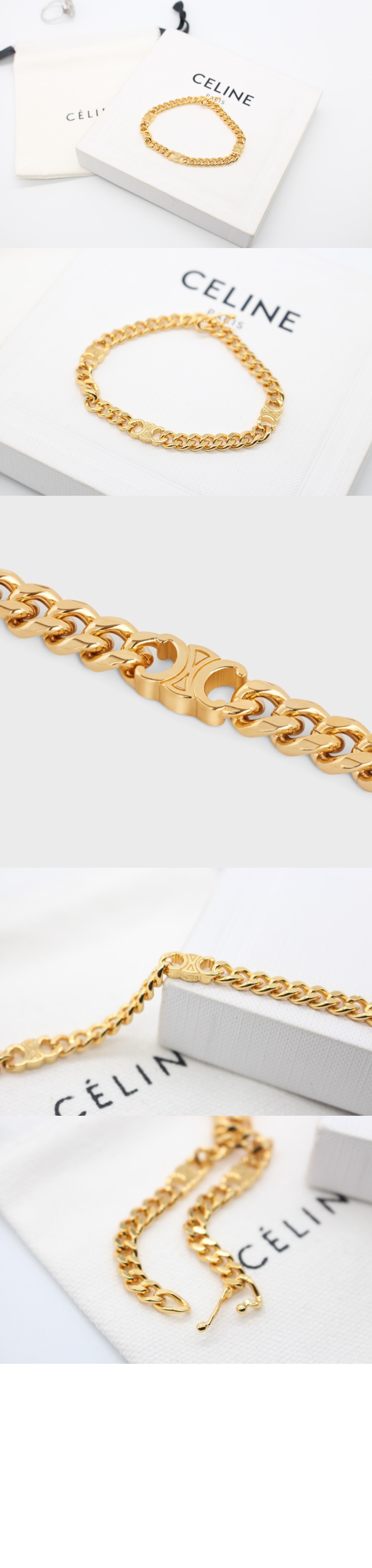 셀린느 트리오페 스몰 구르메트 팔찌 460TJ6