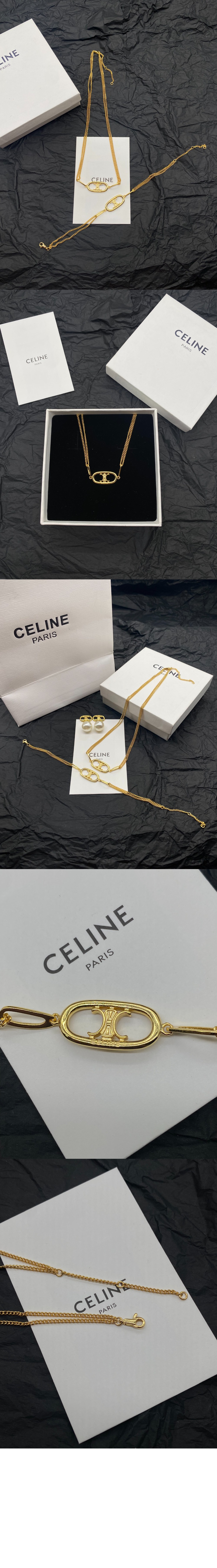 셀린느 마이용 트리옹프 목걸이 46X756