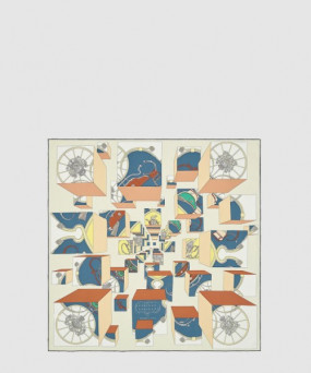 에르메스 Jumping Spring 스카프 90