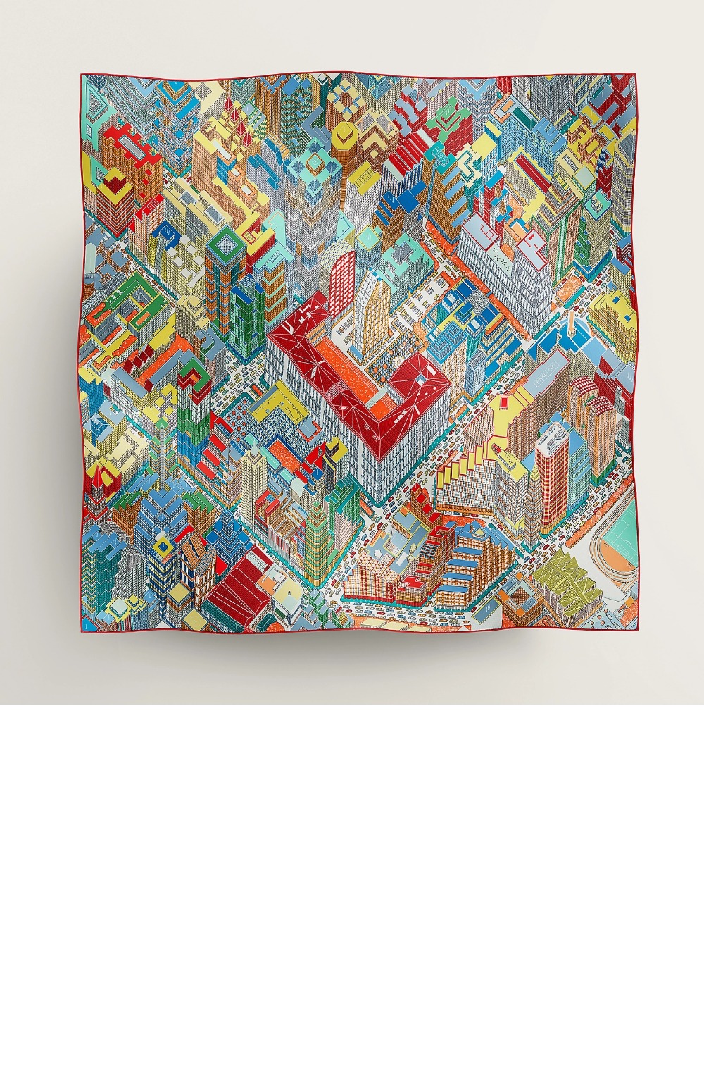 에르메스 Pantin City 스카프 90