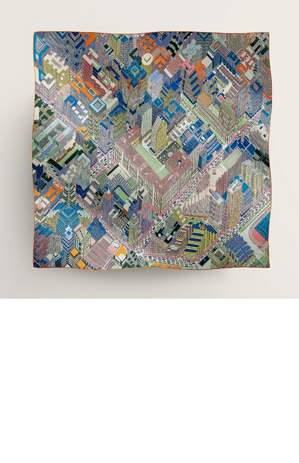 에르메스 Pantin City 스카프 90