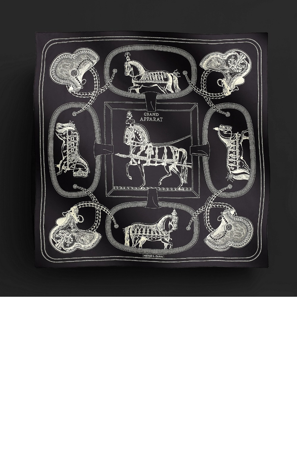 에르메스 Grand Apparat 포에버 스카프 90